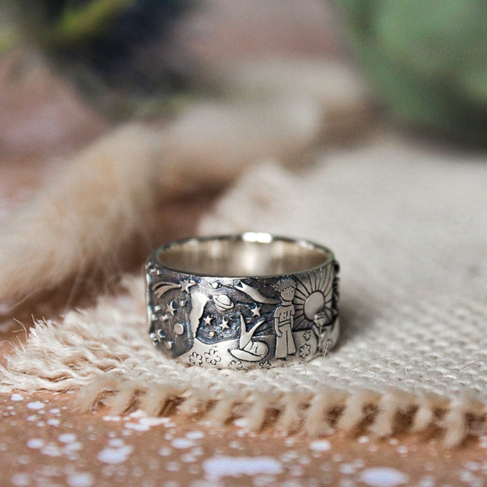 Fashion Engraved Finger Rings for Women/Men Retro Hiphop Party Personality Accessories Metallic Punk Unisex Rings Jewelry