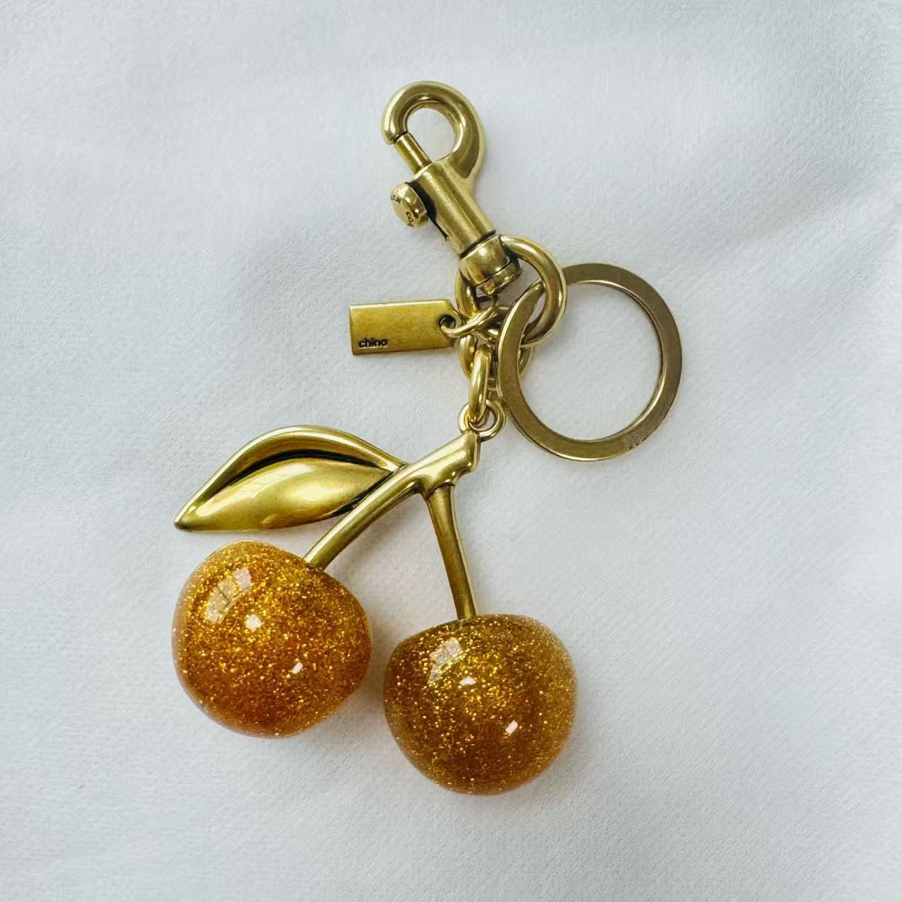 Cherry Apple Keychain Women's Bag Pendant