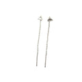 Summer New Niche Design Simple Fashion Geometric Ling Cone Ear Line Summer Ear Studs Women's Jewelry 925 Earrings