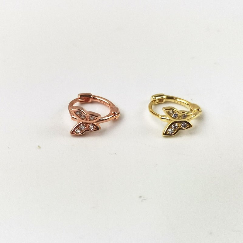 S925 Silver Earrings Women's Korean Fashion Sweet Bow Ear Buckle Ear Studs Short Earrings Earrings Earrings Jewelry