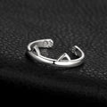JewelryPalace Lovely Cat Ear Adjustable Open Ring Silver Rings for Women Jewelry Making Fashion Jewelry Gifts