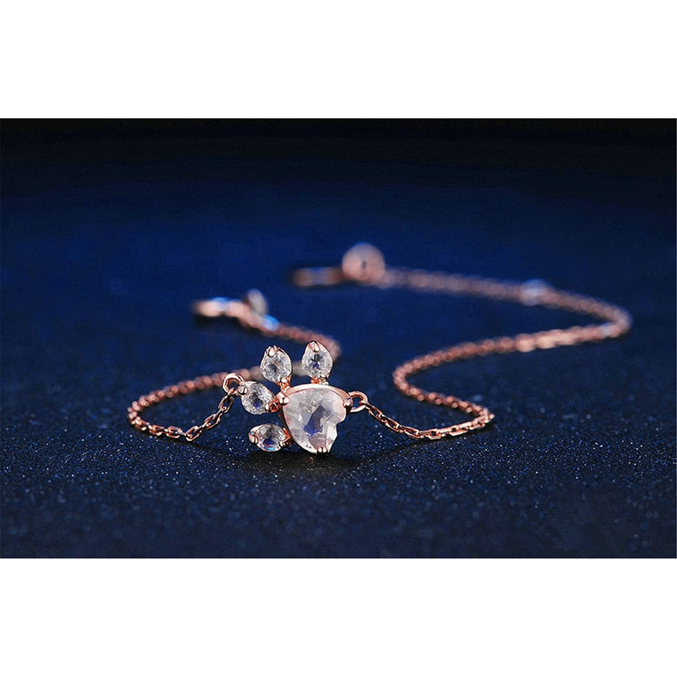 New Fashoin Bracelet Jewelry Tassut Cat Dog Paw Claw Bracelet Lovely Animal Bracelets for Women pulseras