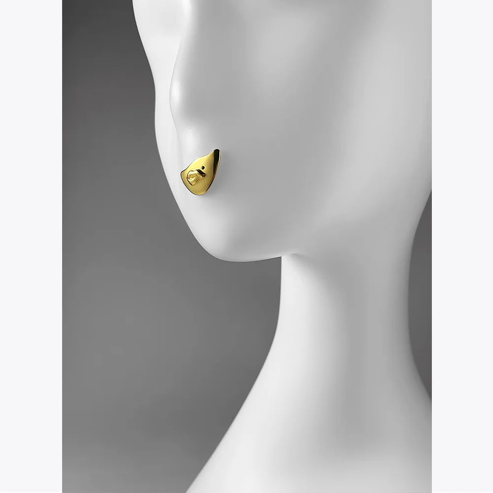 Gold Color Sexy Lips Earrings For Women Piercing Earings  Jewelry Everydaywear