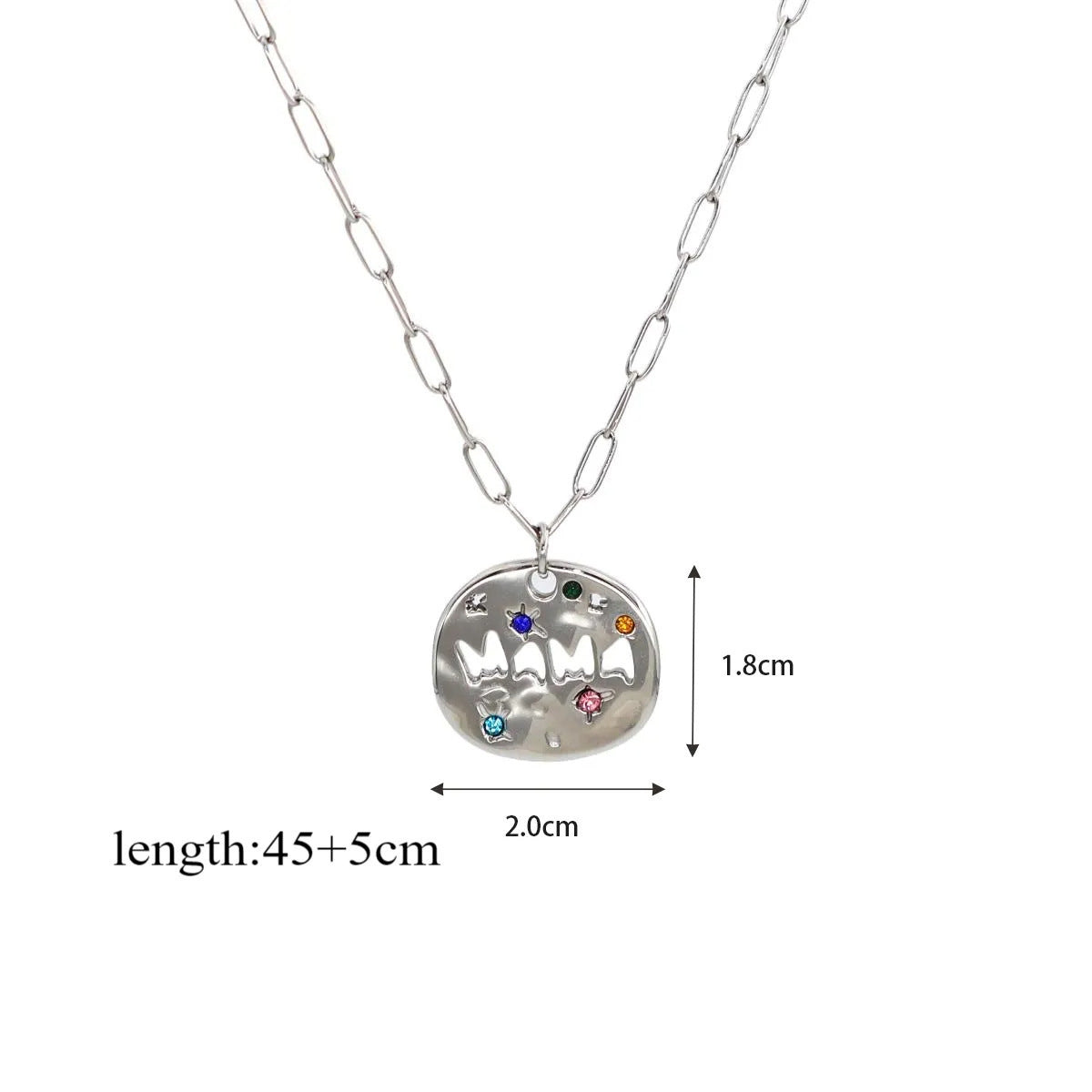 Irregular circular necklace