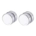 Men's Magnetic Disc Earrings, Punk Fake Ear Studs Jewelry