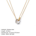 Double ring clavicle chain