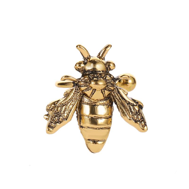 1pcs Earrings Fashion Jewelry Insect Ear Clip Metal Bee Earrings Oorbellen Earrings For Women Statement Earings