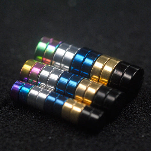 Men's Magnetic Disc Earrings, Punk Fake Ear Studs Jewelry