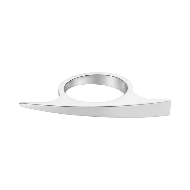 Double Sided Ring For Women Gold Color Stainless Stee Fashion Jewelry Rings Cocktail