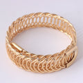 L001 European Punk  Adjustable Open Bracelets & Bangles Women Sexy New Fashion Charm pulseras Metal Braided Party Jewelry Gifts