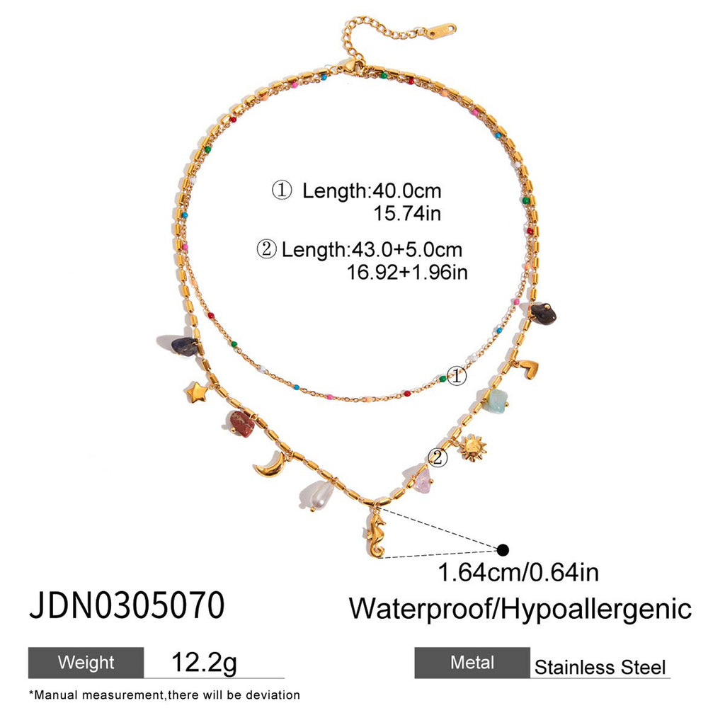 Elegant Titanium Steel Pearl Necklace, Minimalist Choker, Anti-Tarnish Jewelry for Women